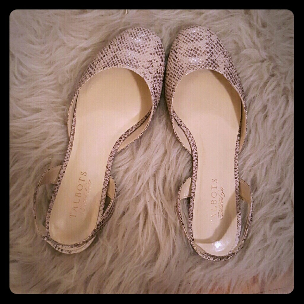 Never Worn Talbots Flats